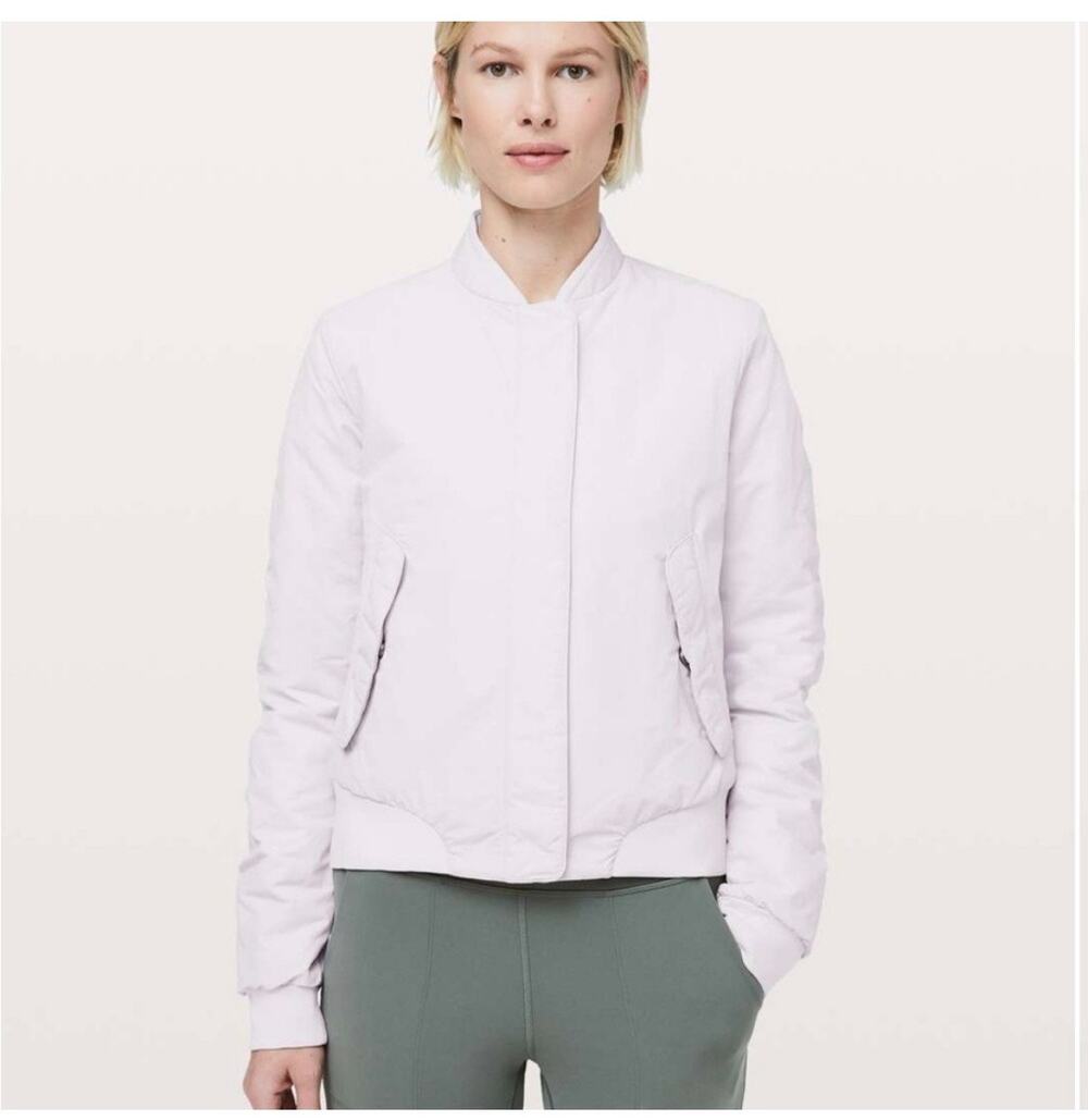 Lululemon Warm Two Ways Bomber Jacket Size 4